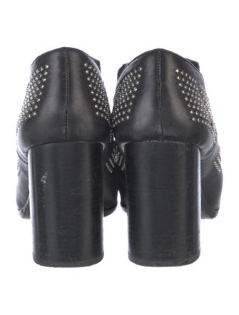 See by Chloé Leather Studded Accents Pumps