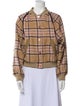 See by Chloé Wool Plaid Print Jacket