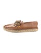 See by Chloé Leather Animal Print Espadrilles