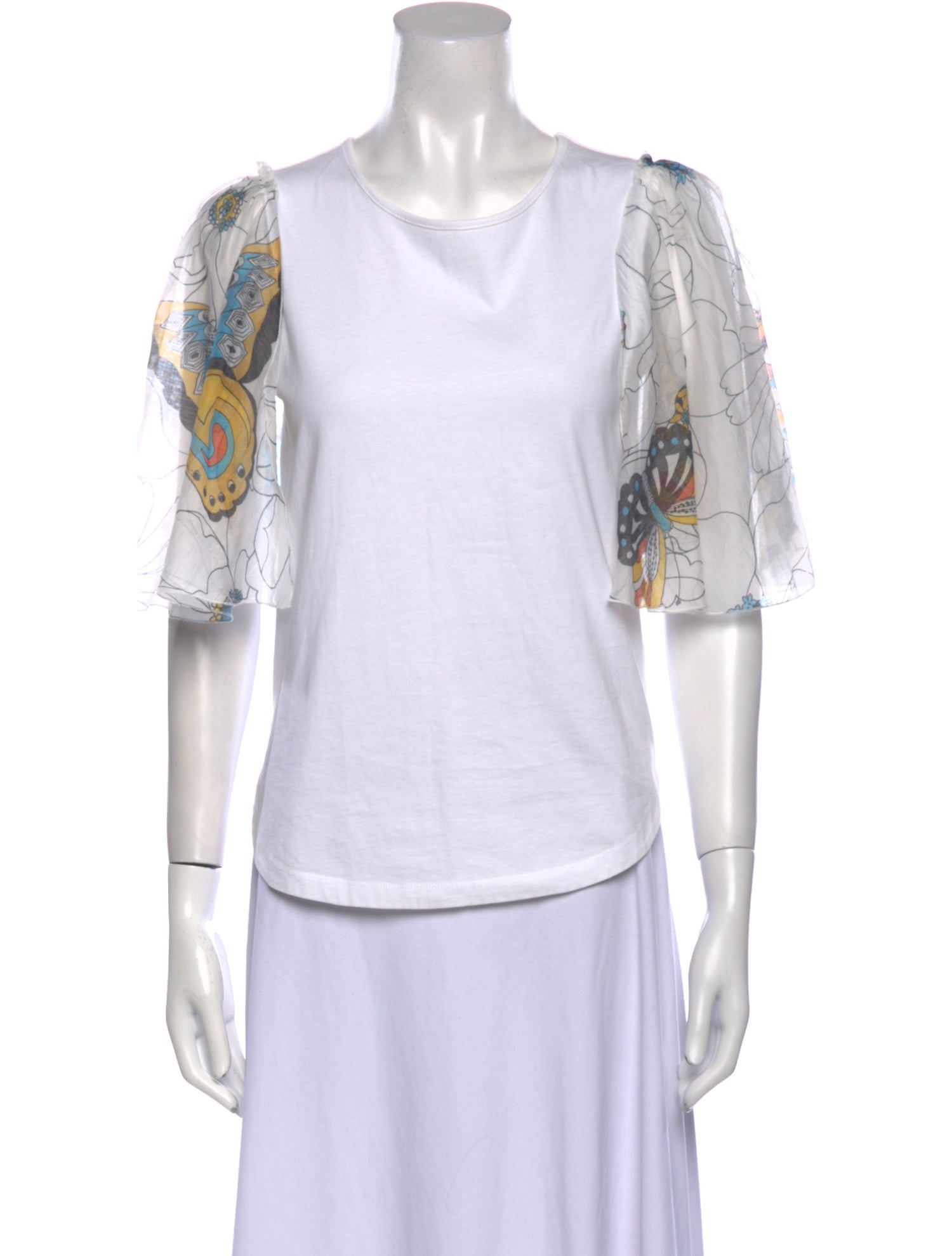 See by Chloé Printed Crew Neck T-Shirt