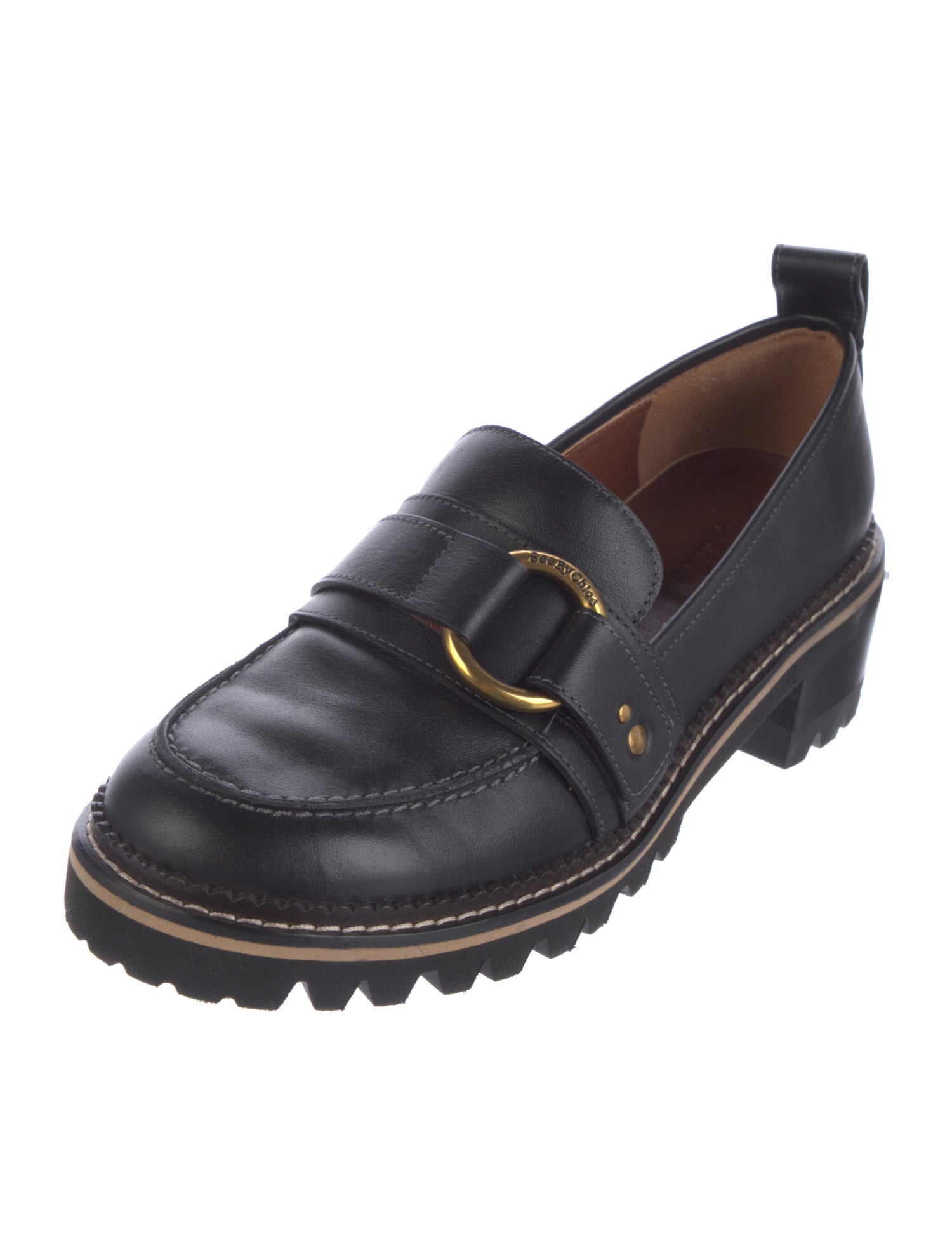 See by Chloé Leather Loafers