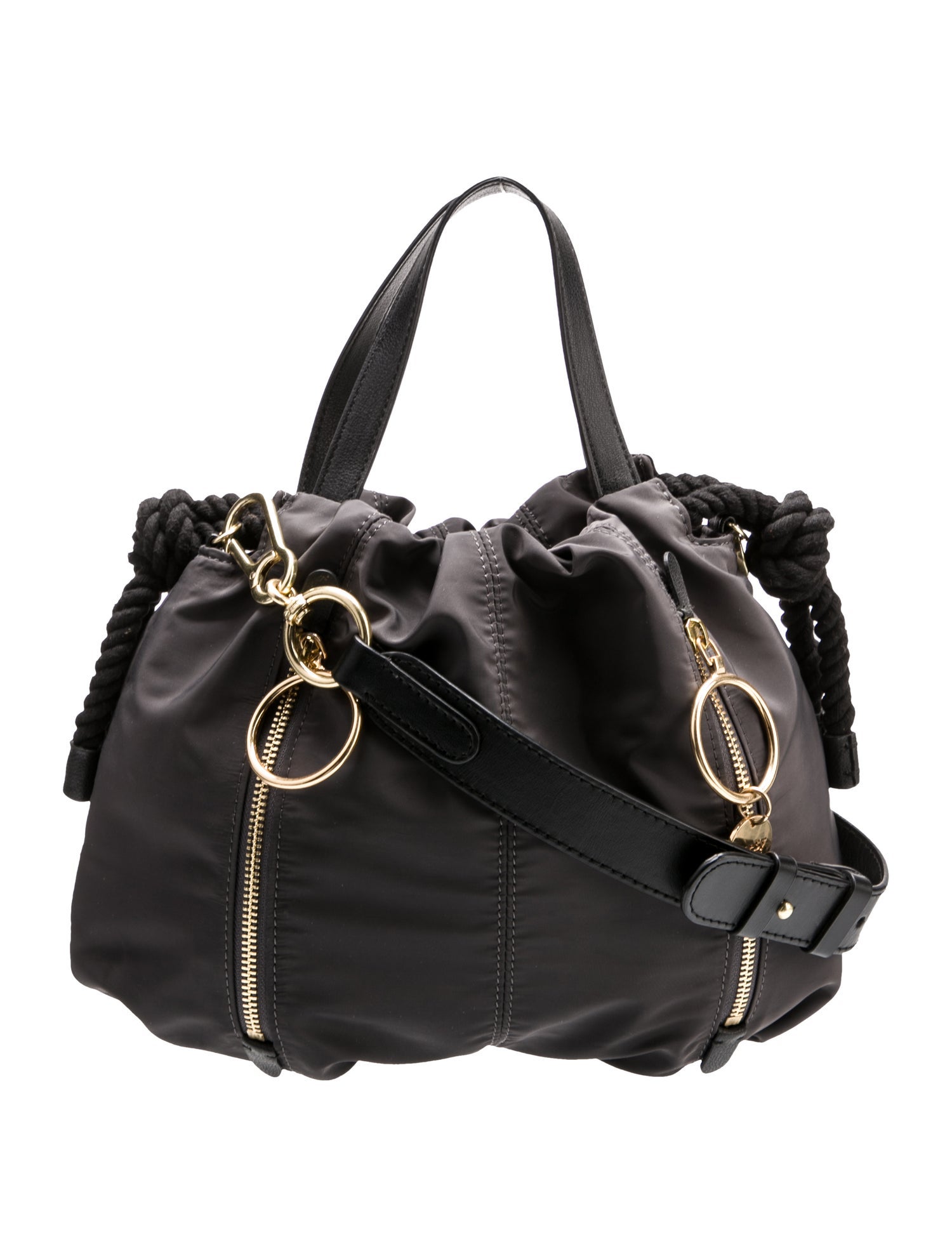 See by Chloé Nylon Top Handle Bag