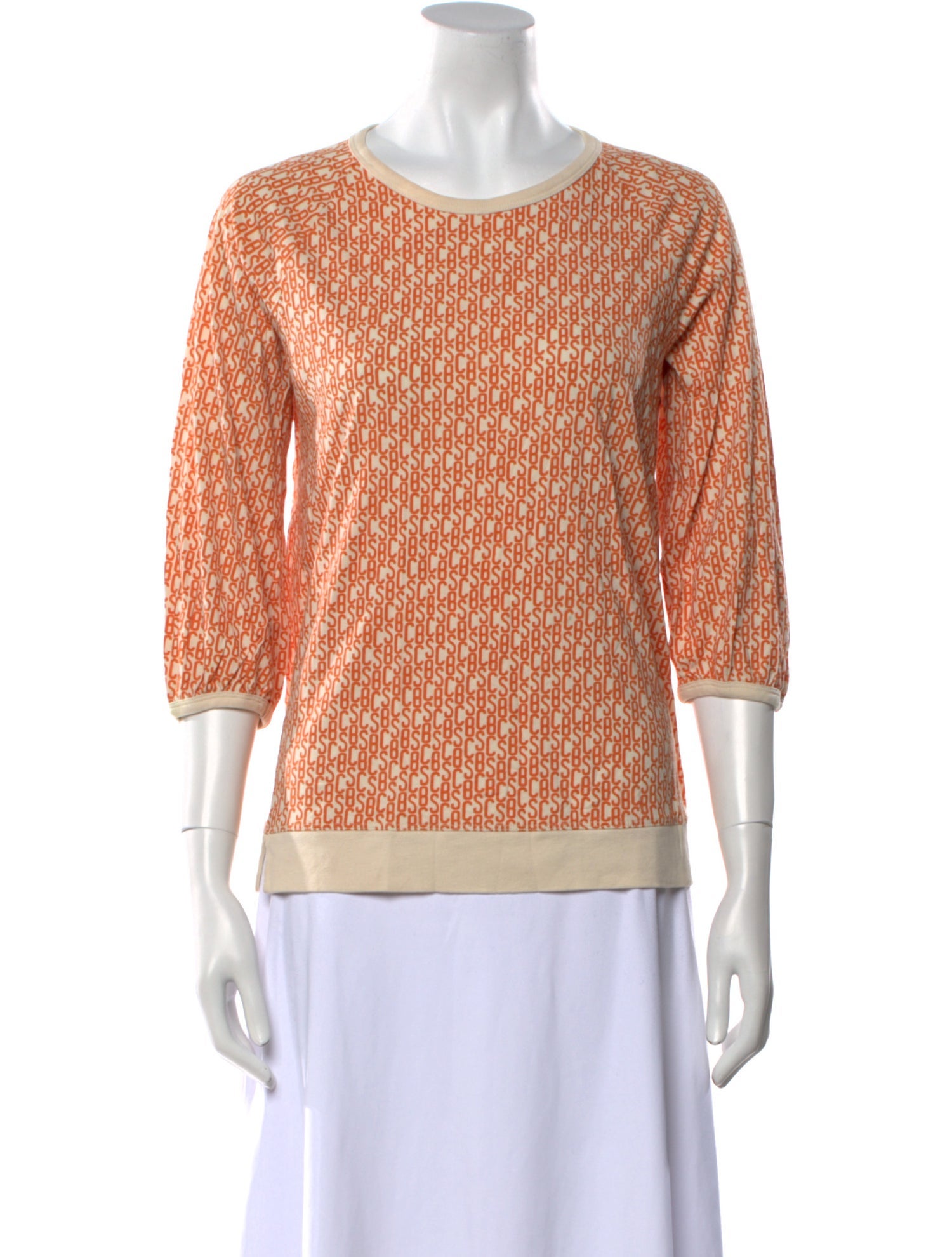 See by Chloé Crew Neck Three-Quarter Sleeve Sweatshirt