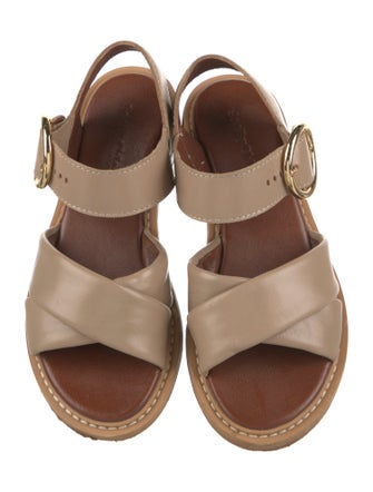 See by Chloé Leather Slingback Sandals