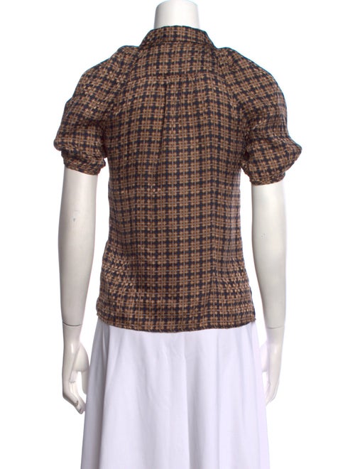 See by Chloé Silk Printed Button-Up Top