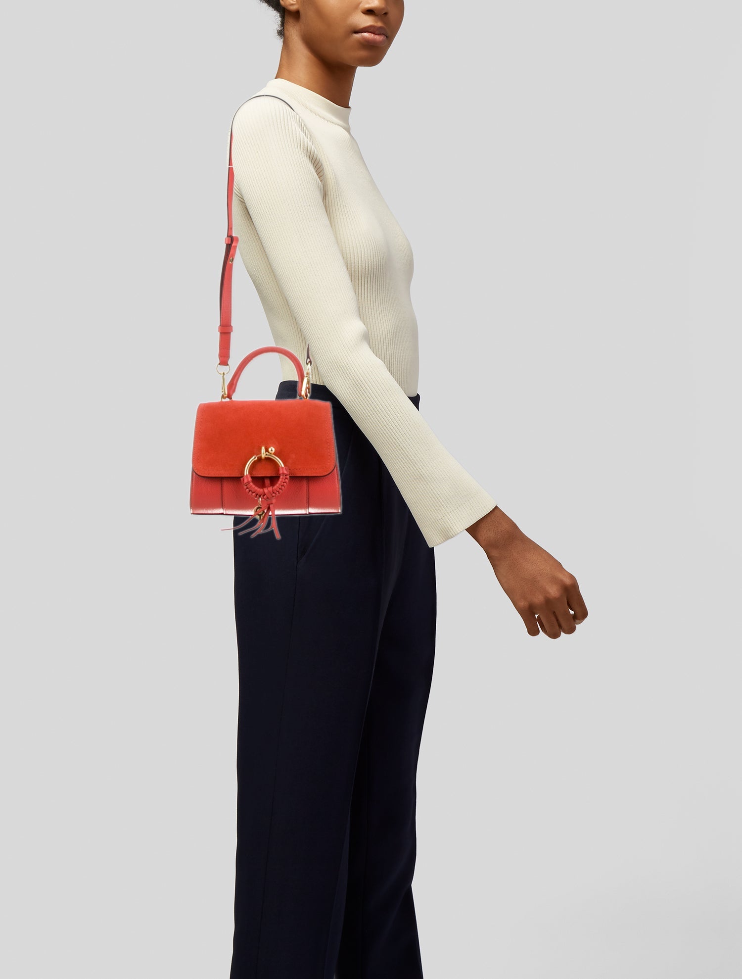 See by Chloé Leather Top Handle Bag