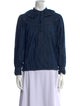 See by Chloé Mock Neck Long Sleeve Button-Up Top