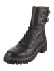 See by Chloé Leather Combat Boots