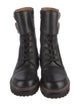 See by Chloé Leather Combat Boots