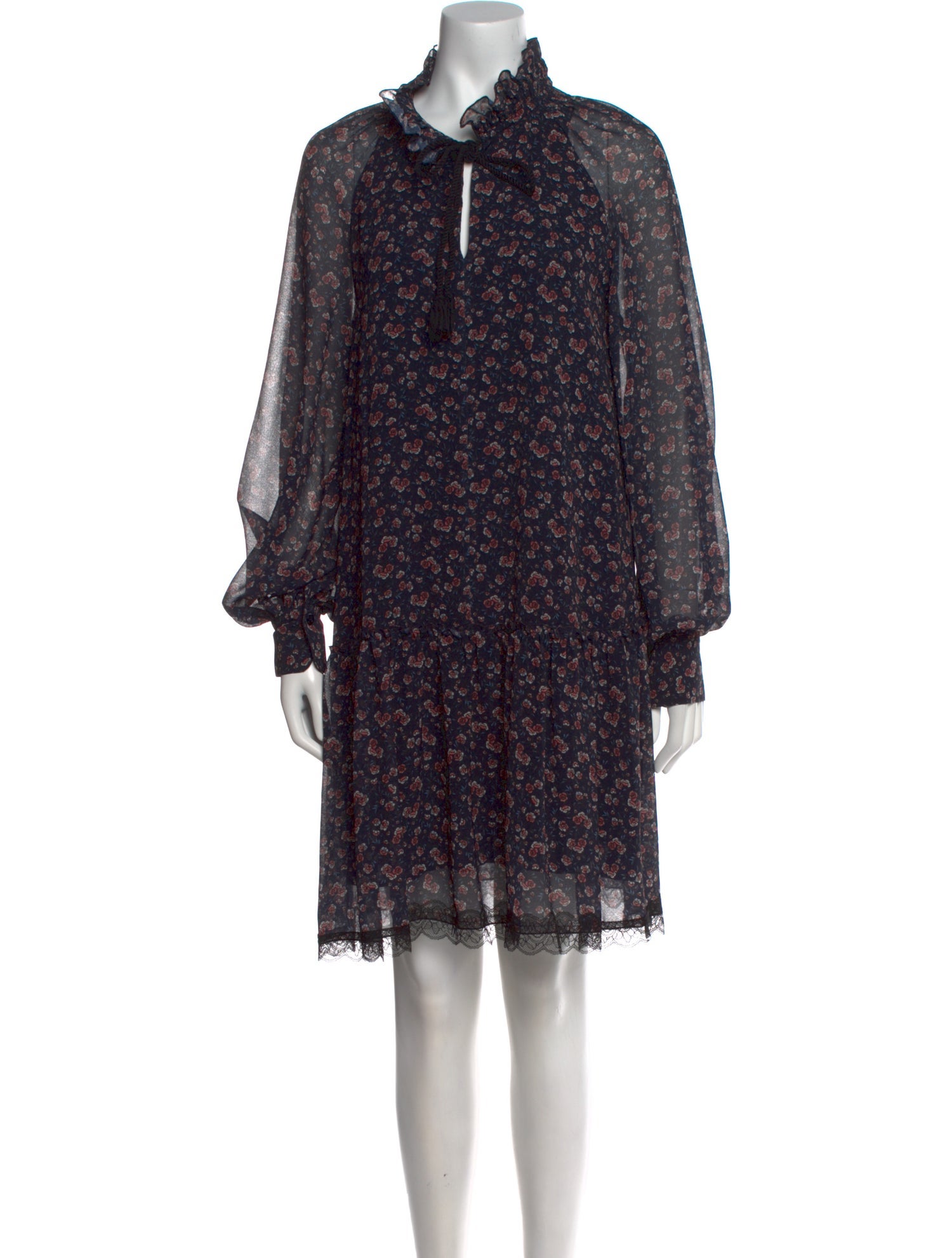 See by Chloé Floral Print Mini Dress