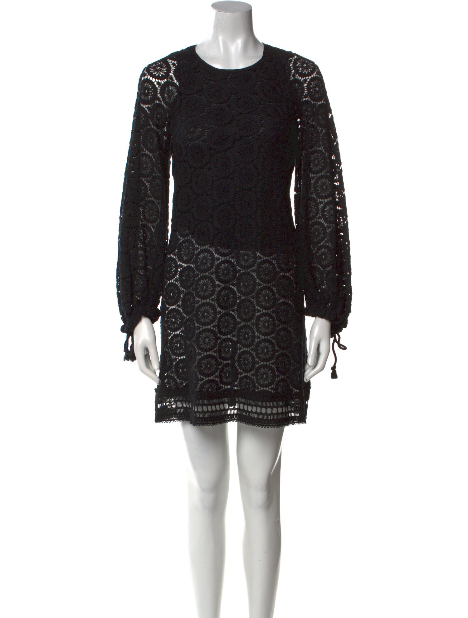 See by Chloé Lace Pattern Mini Dress