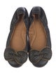 See by Chloé Leather Chain-Link Accents Ballet Flats