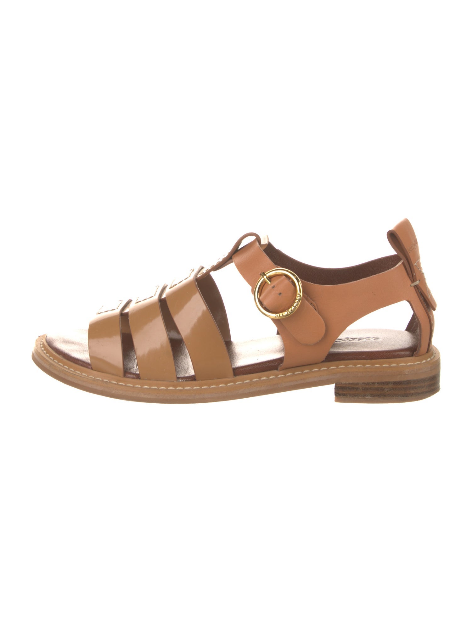 See by Chloé Leather Gladiator Sandals