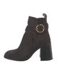 See by Chloé Suede Studded Accents Boots
