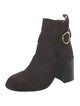 See by Chloé Suede Studded Accents Boots