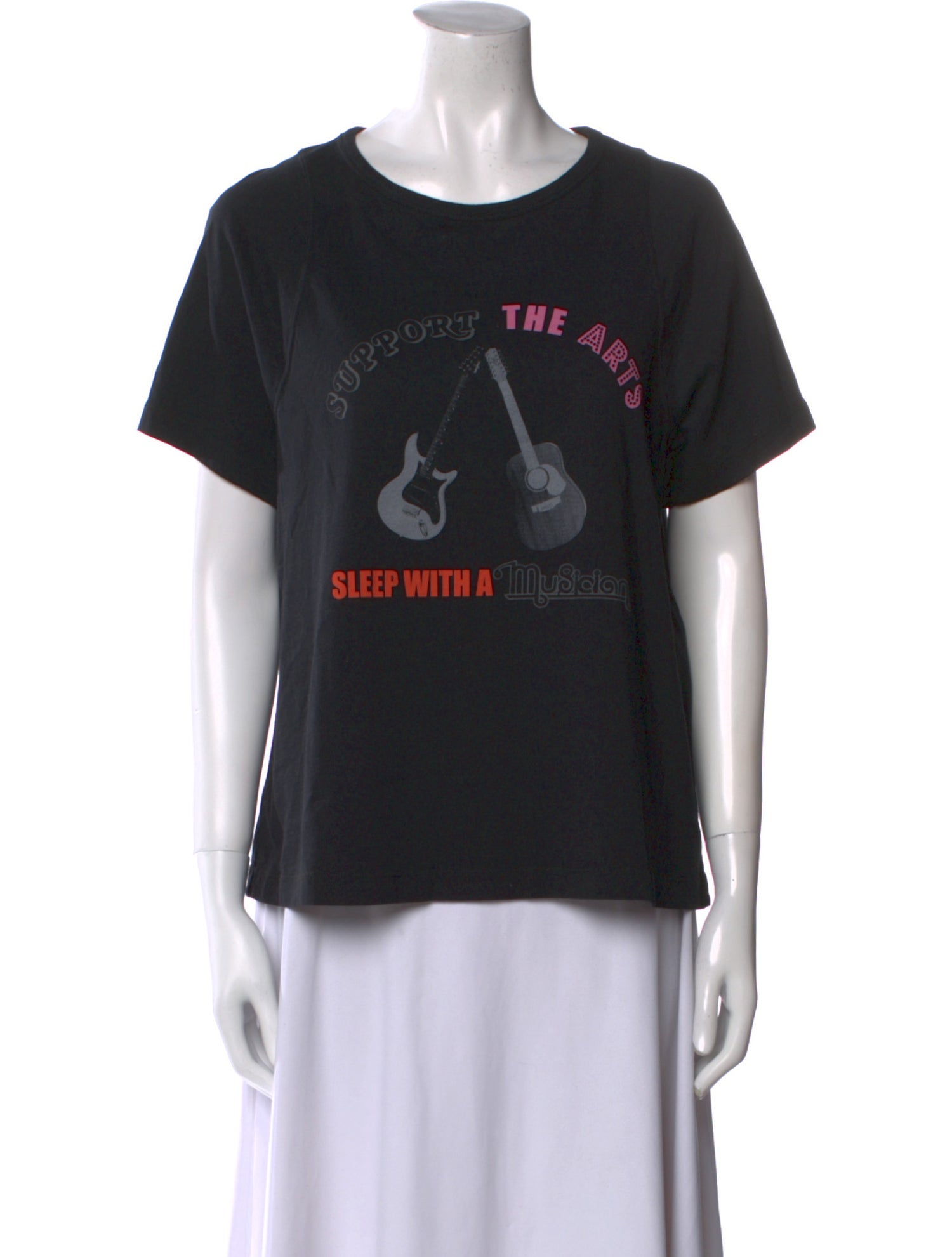 See by Chloé Graphic Print Crew Neck T-Shirt