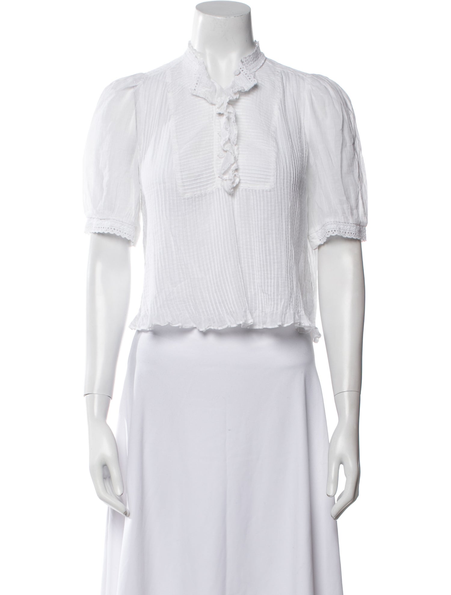 See by Chloé Short Sleeve Crop Top