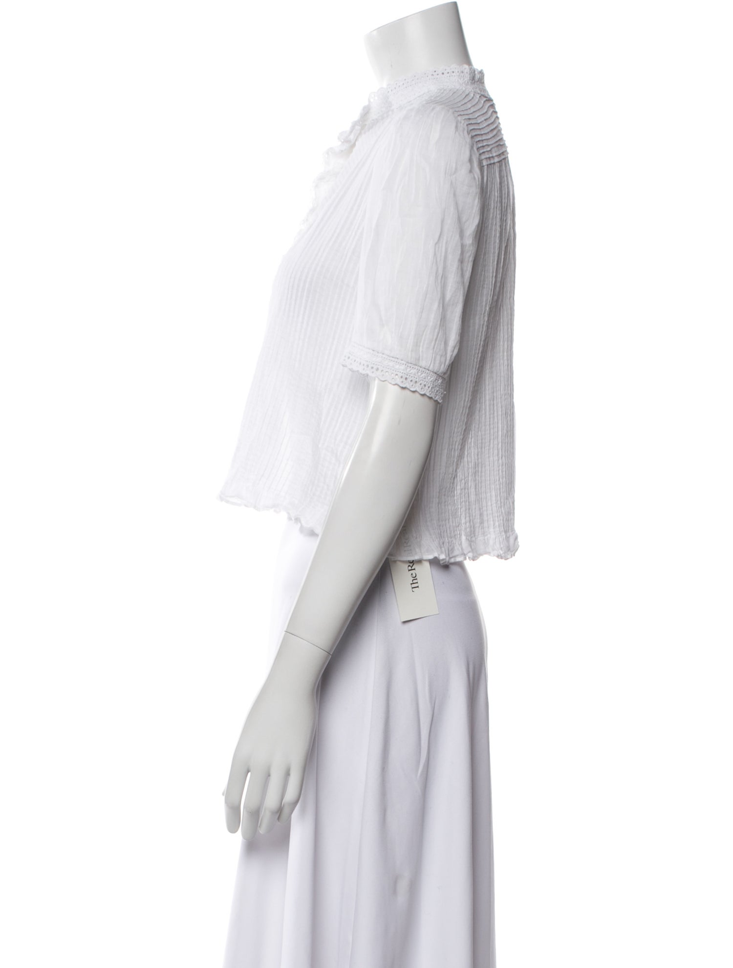 See by Chloé Short Sleeve Crop Top