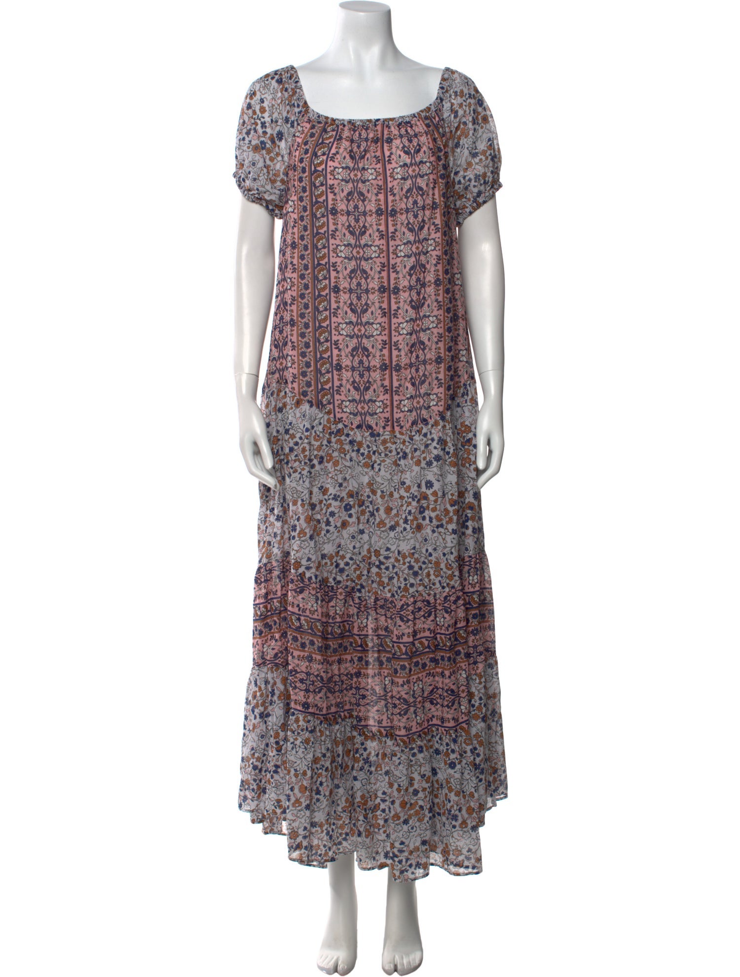 See by Chloé Printed Long Dress