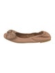 See by Chloé Leather Bow Accents Ballet Flats