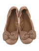 See by Chloé Leather Bow Accents Ballet Flats