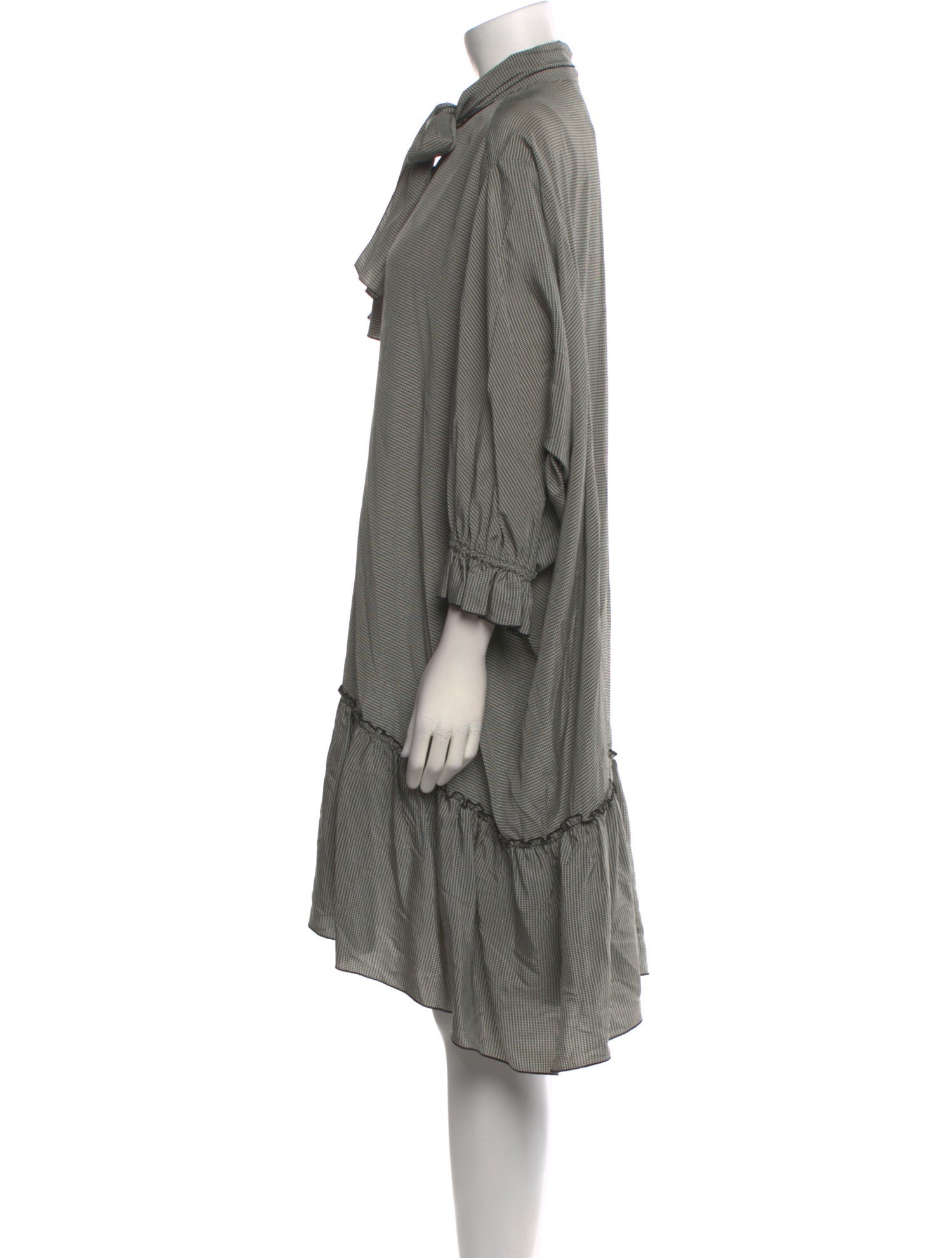 See by Chloé Tie Neck Knee-Length Dress