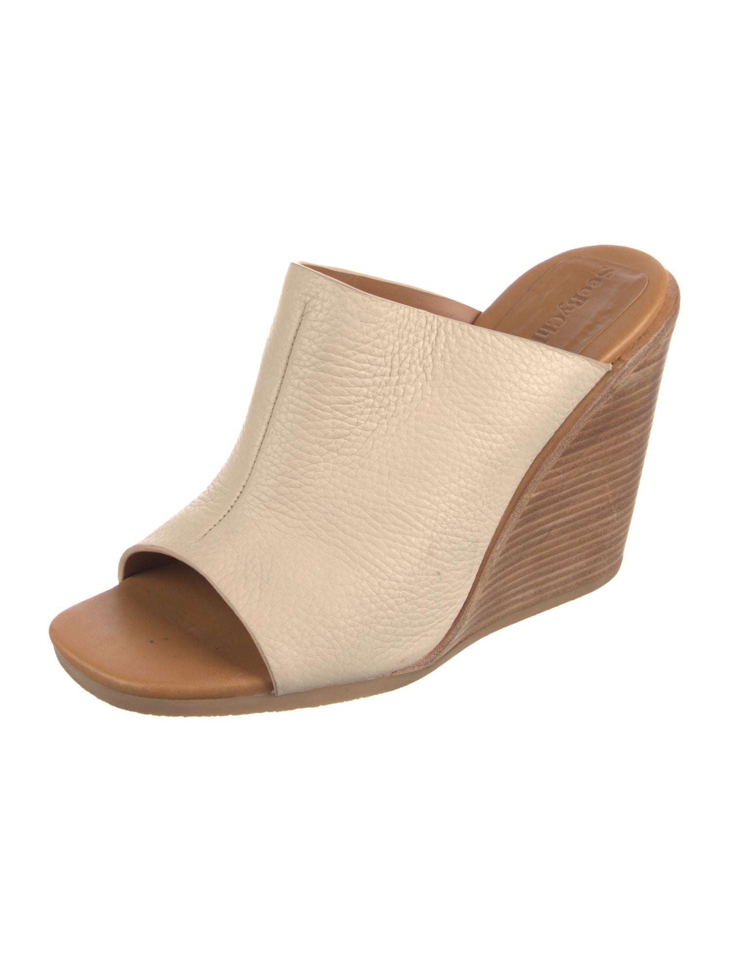 See by Chloé Leather Slides