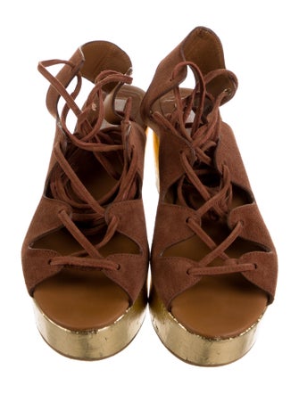See by Chloé Suede Gladiator Sandals