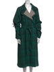 See by Chloé Plaid Print Trench Coat