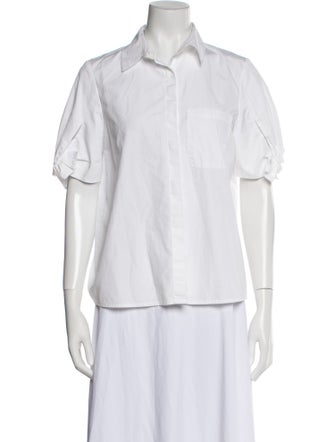 See by Chloé Short Sleeve Button-Up Top