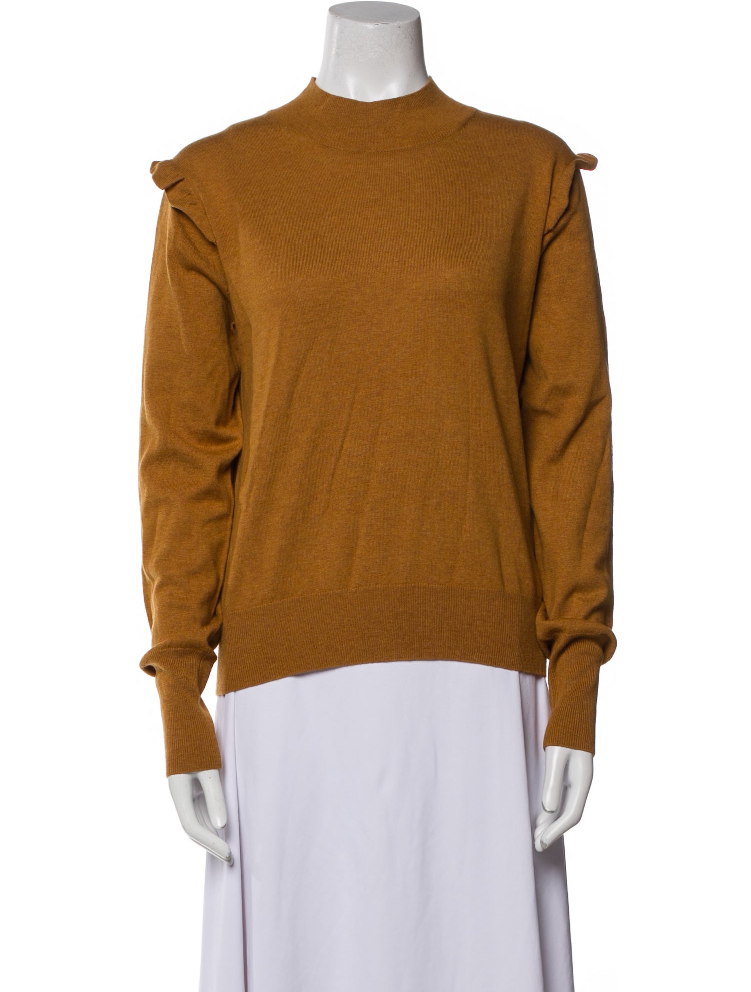 See by Chloé Wool Mock Neck Sweatshirt