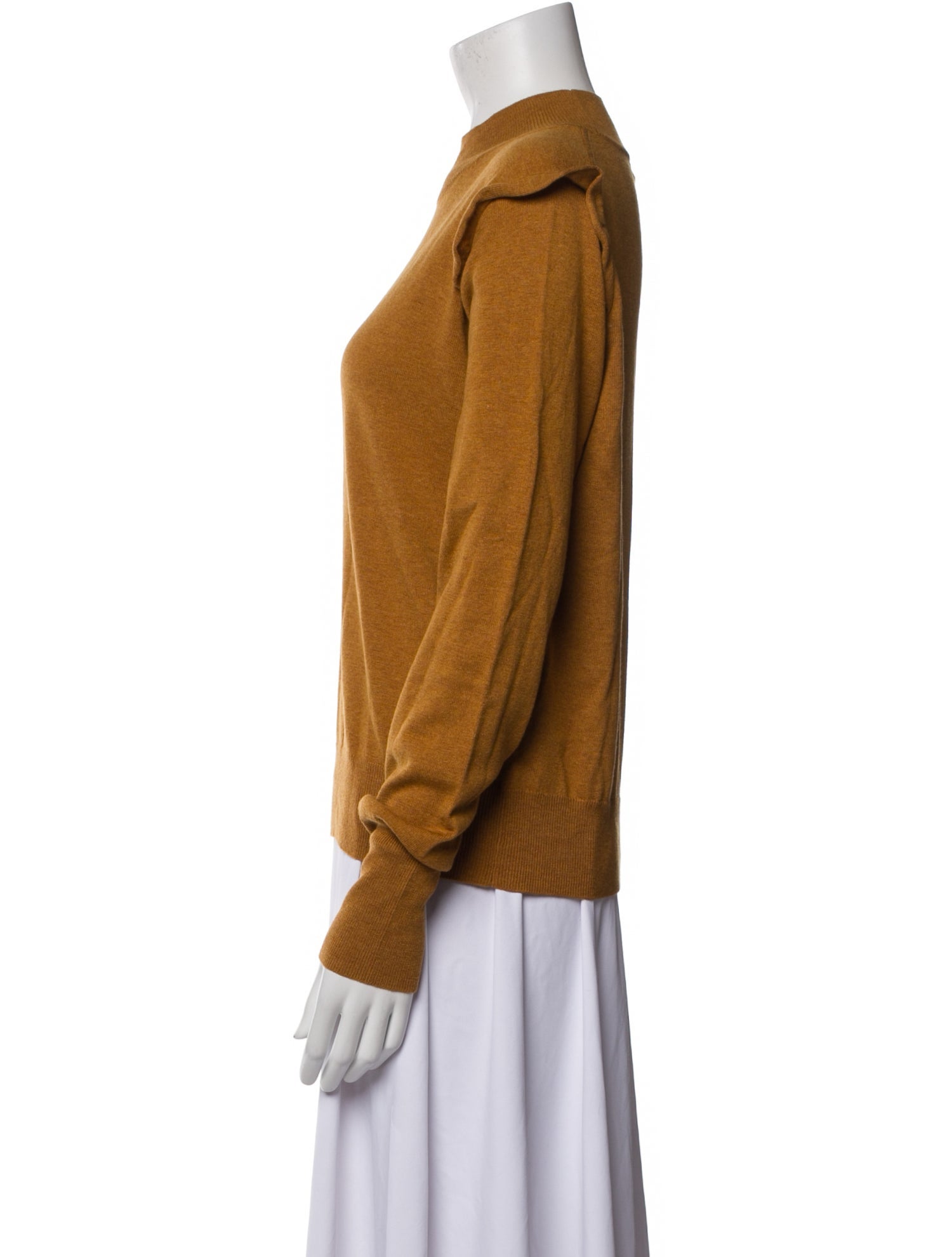 See by Chloé Wool Mock Neck Sweatshirt