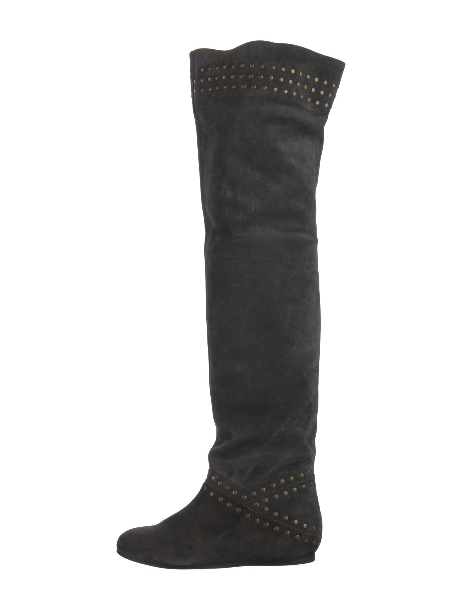 See by Chloé Suede Studded Accents Boots