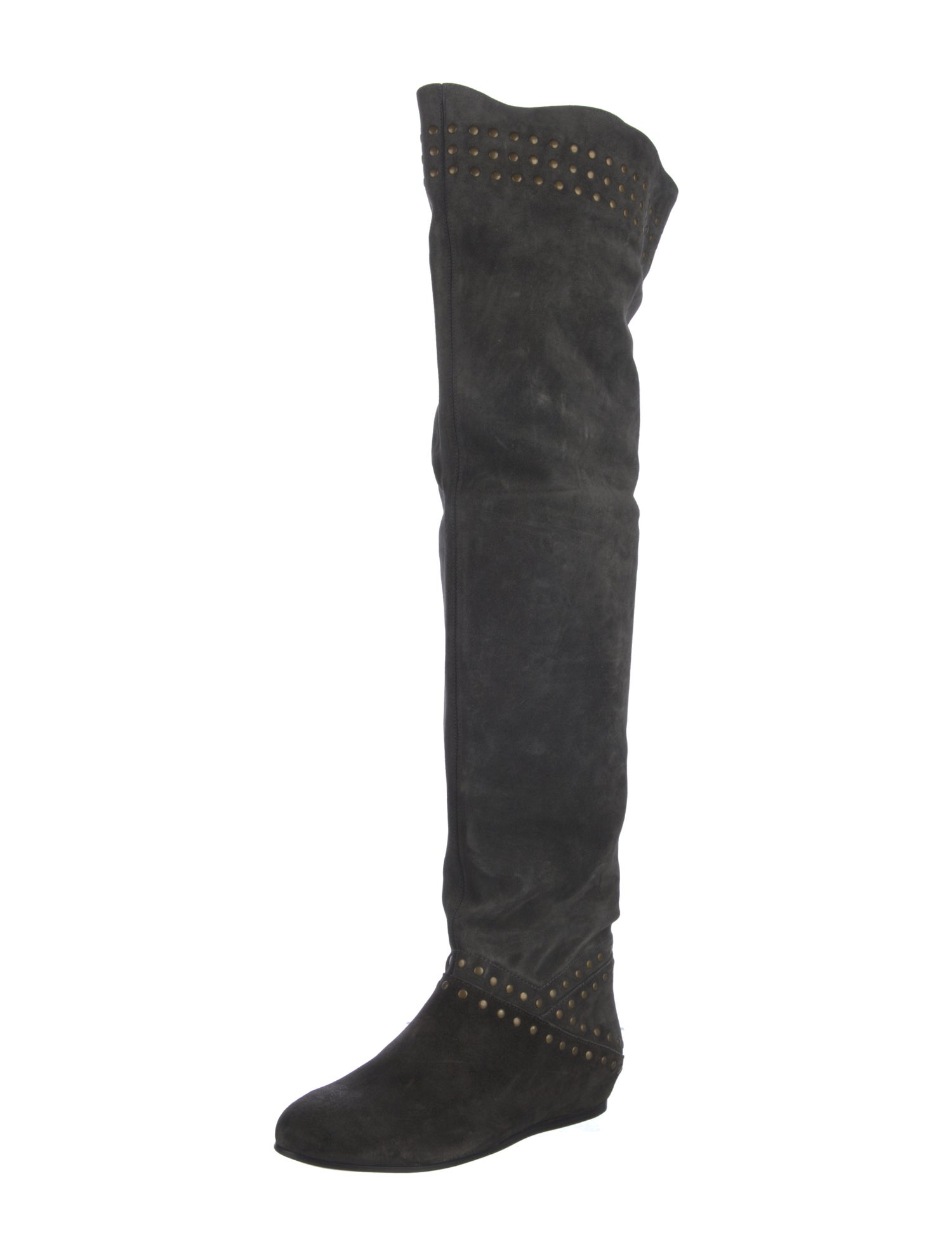 See by Chloé Suede Studded Accents Boots