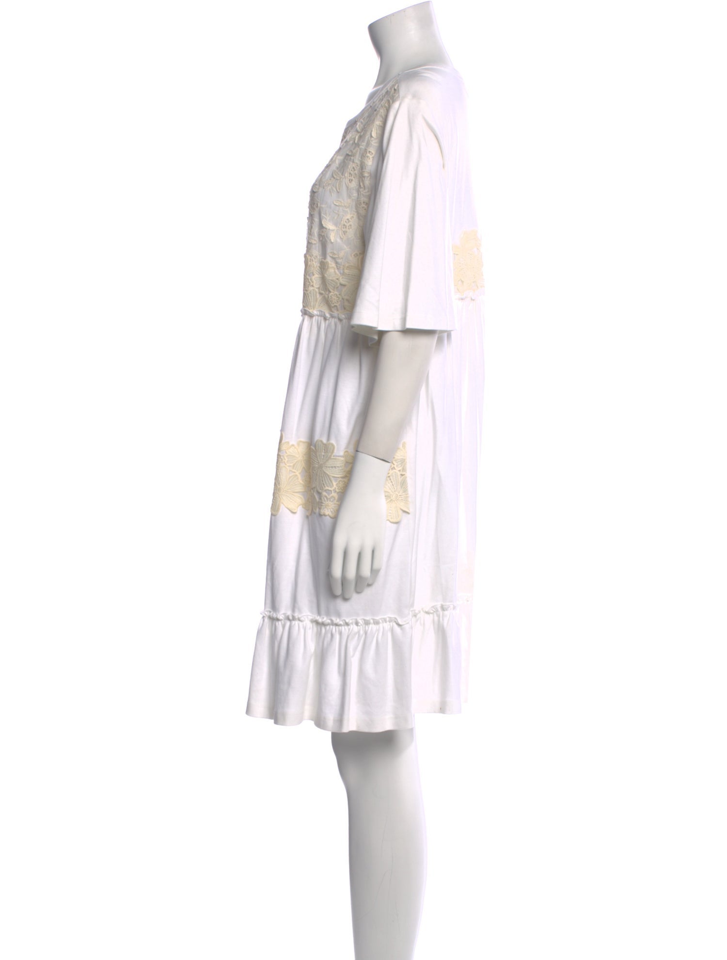 See by Chloé Lace Pattern Mini Dress