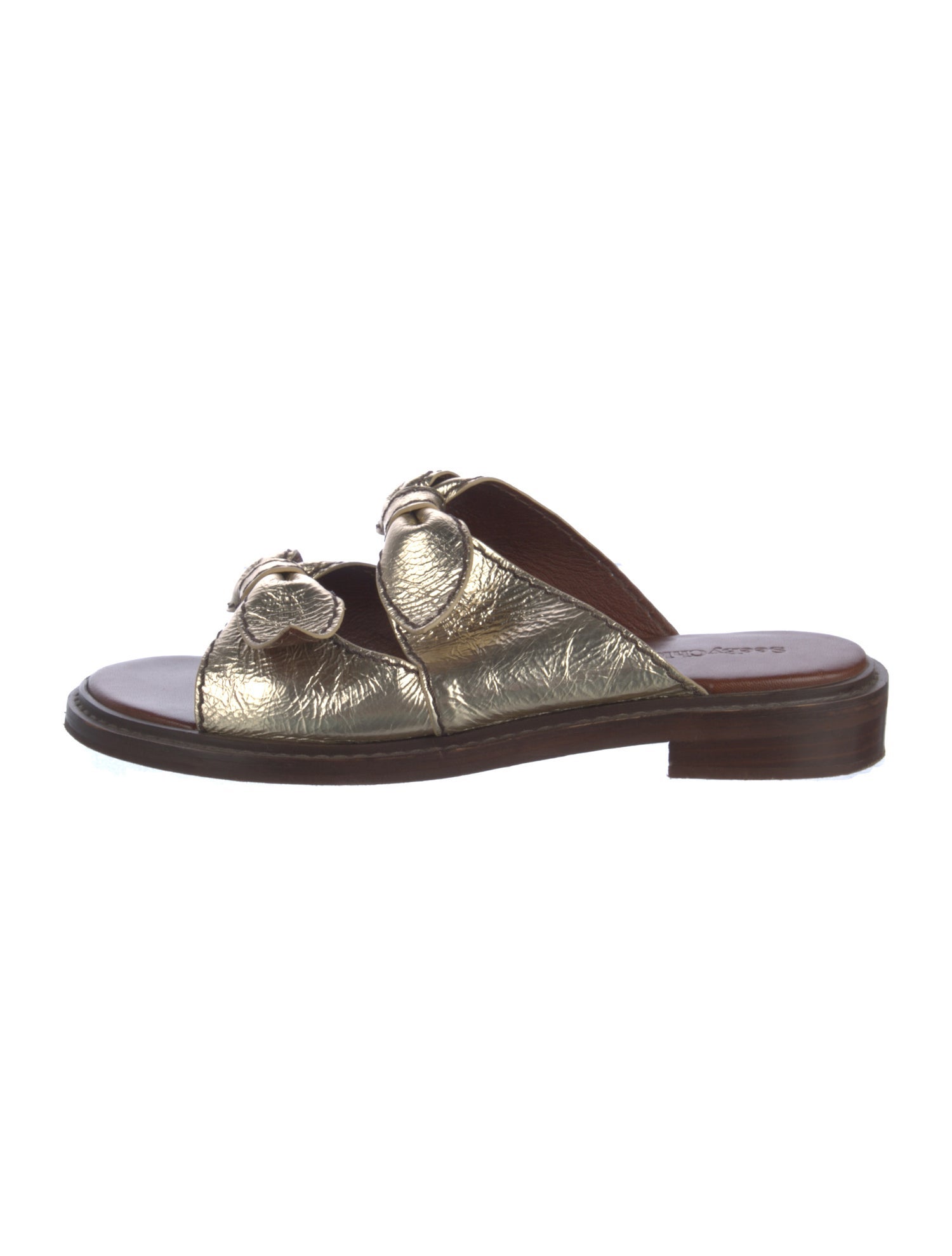 See by Chloé Leather Slides