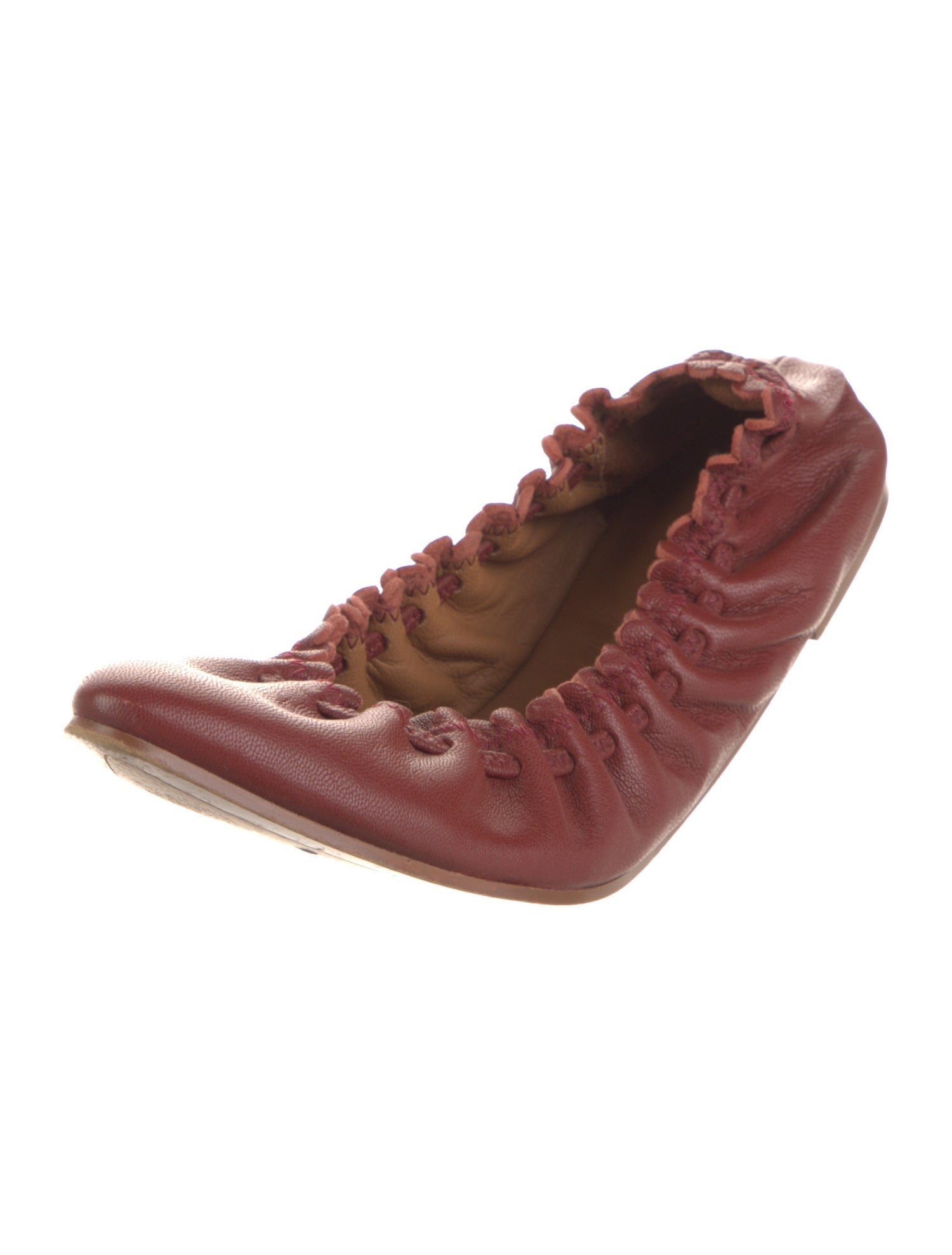 See by Chloé Leather Ballet Flats