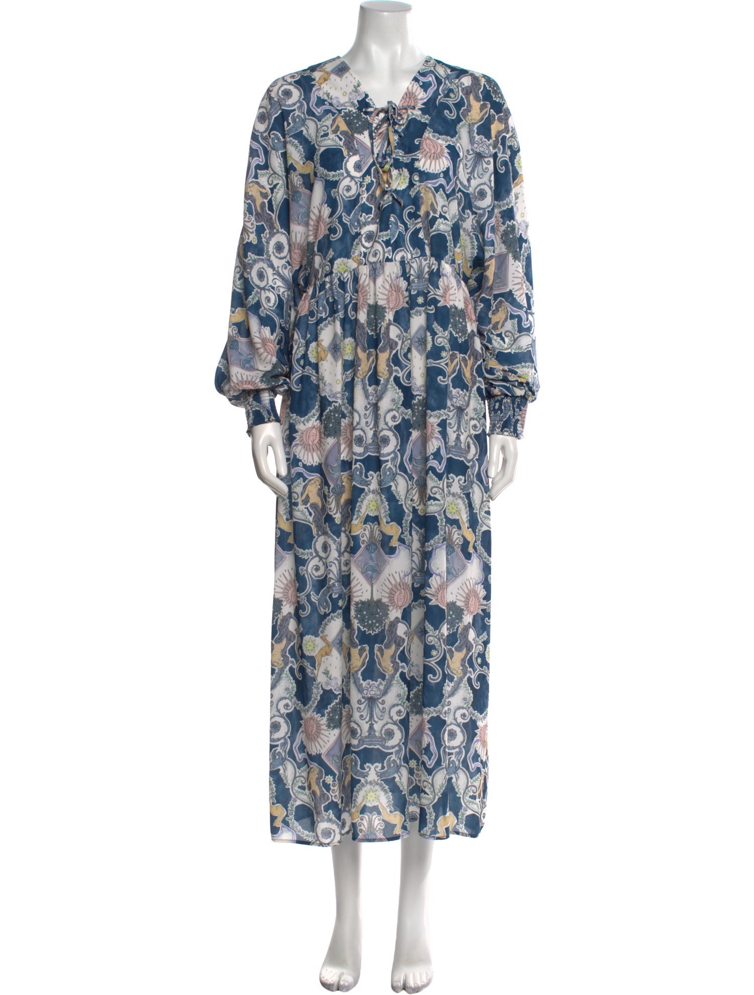 See by Chloé Floral Print Long Dress