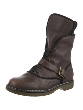 See by Chloé Leather Lace-Up Boots