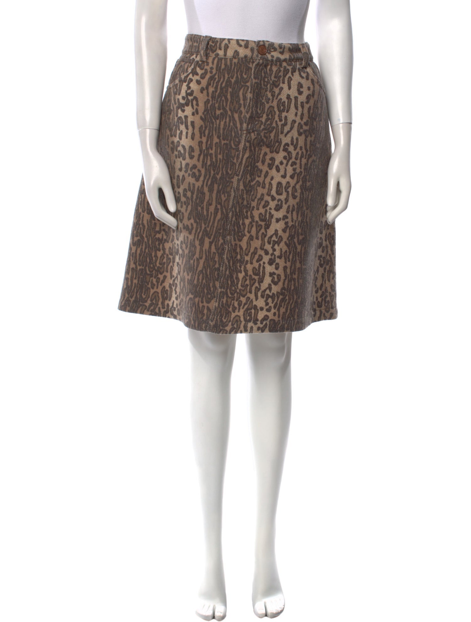 See by Chloé Wool Knee-Length Skirt