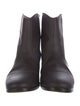 See by Chloé Leather Chain-Link Accents Boots