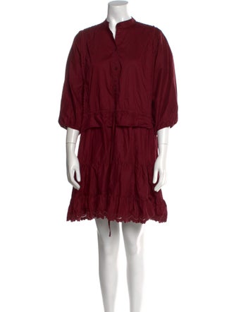 See by Chloé V-Neck Mini Dress
