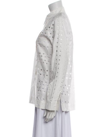 See by Chloé Long Sleeve Button-Up Top