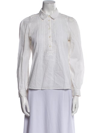 See by Chloé Long Sleeve Button-Up Top