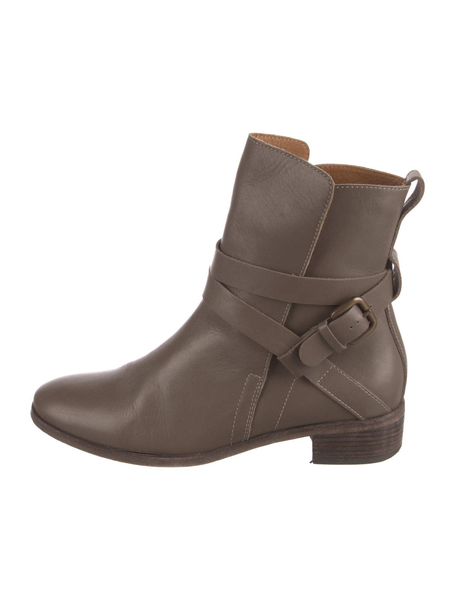See by Chloé Leather Moto Boots