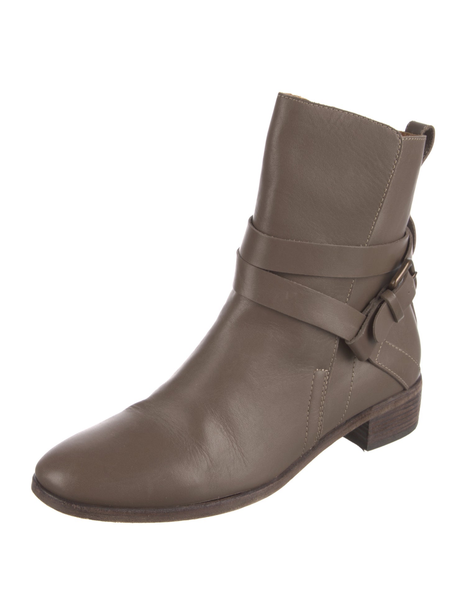 See by Chloé Leather Moto Boots