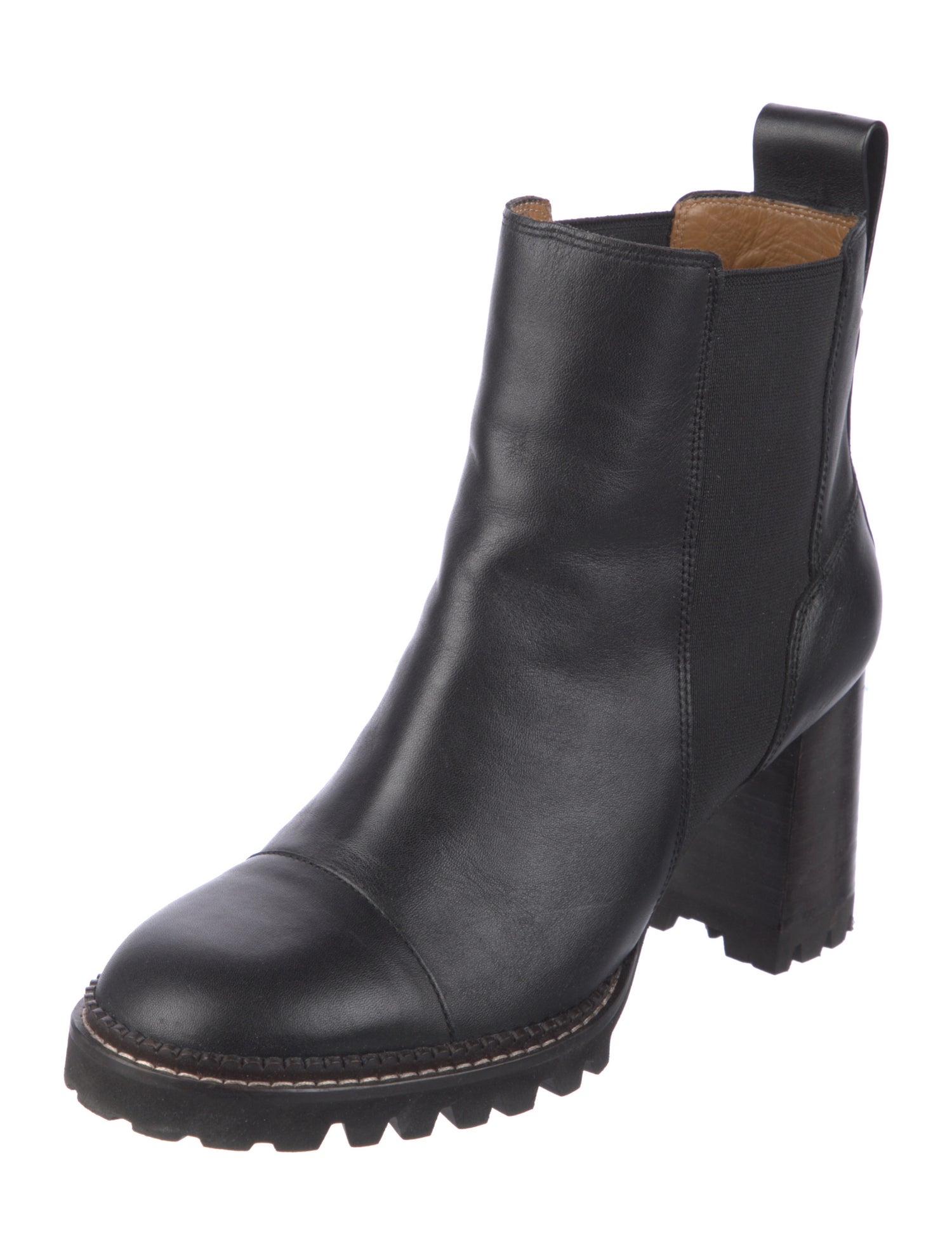 See by Chloé Leather Chelsea Boots
