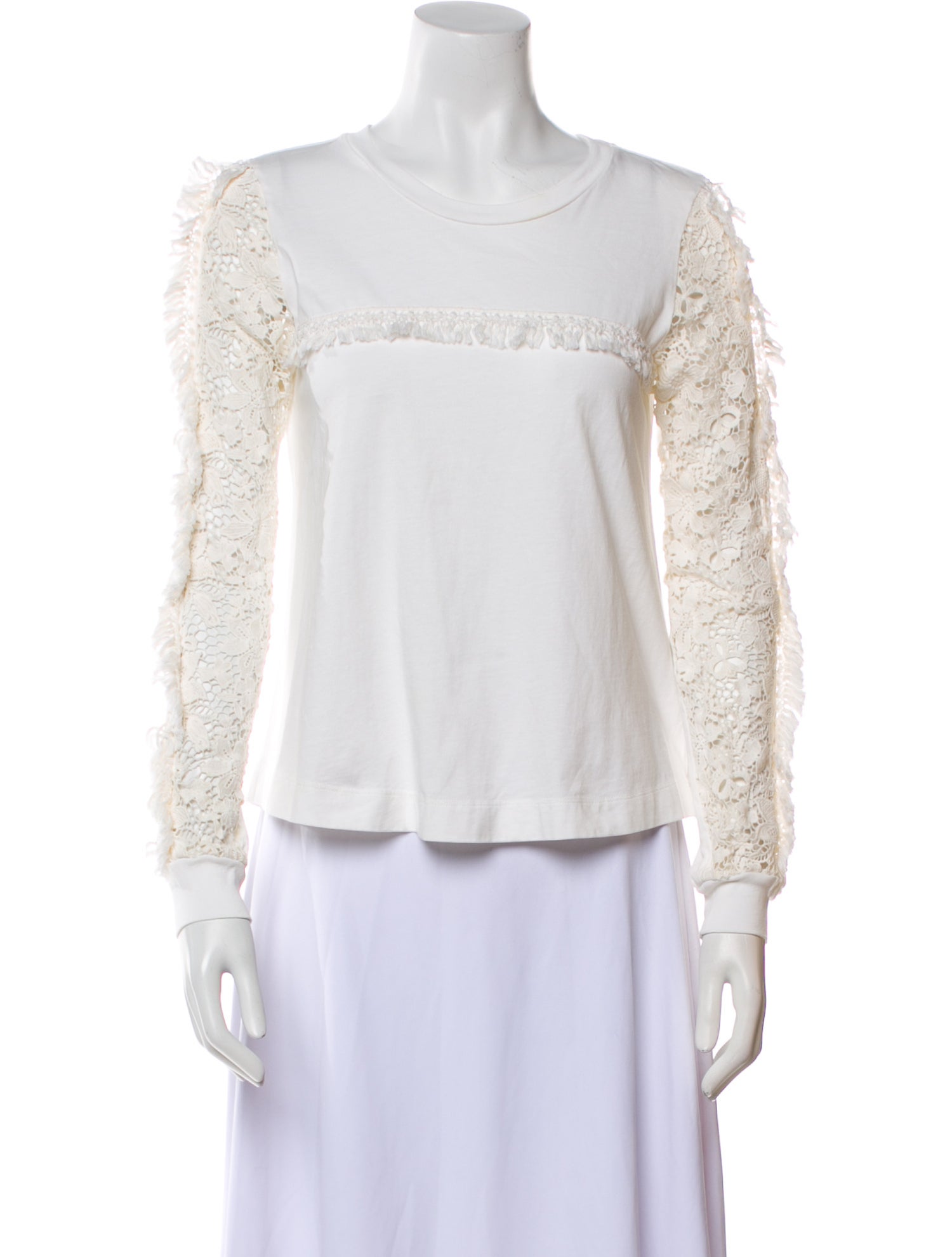 See by Chloé Scoop Neck Long Sleeve Top