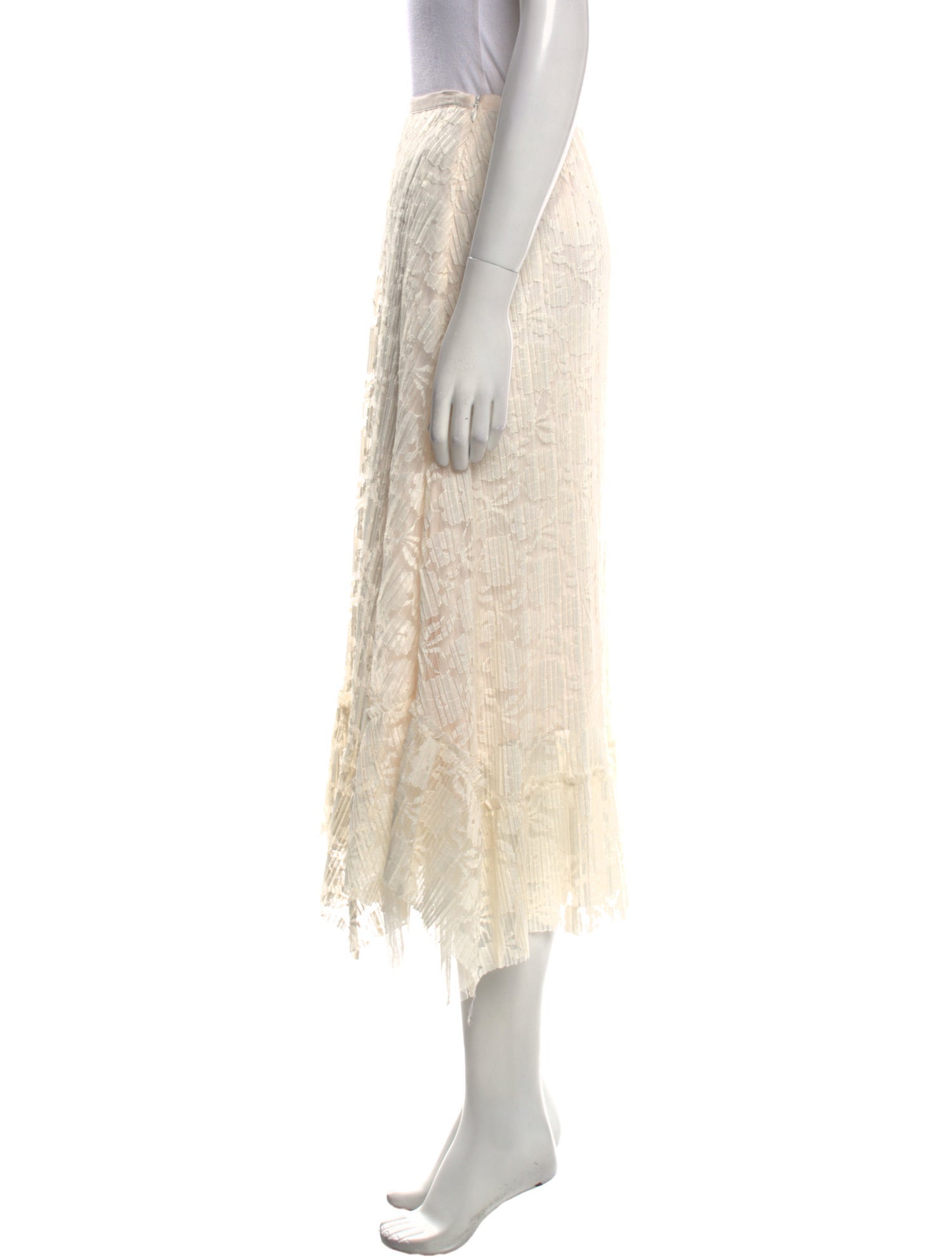 See by Chloé Floral Print Midi Length Skirt