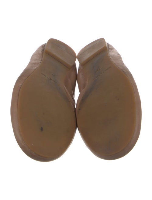 See by Chloé Leather Scalloped Accent Ballet Flats